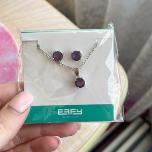 NWT Effy jewelry necklace and matching earrings